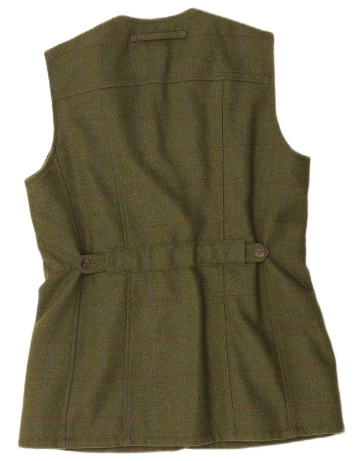 Gilet pentru femei Musto UK 14 Large Khaki Check Wool