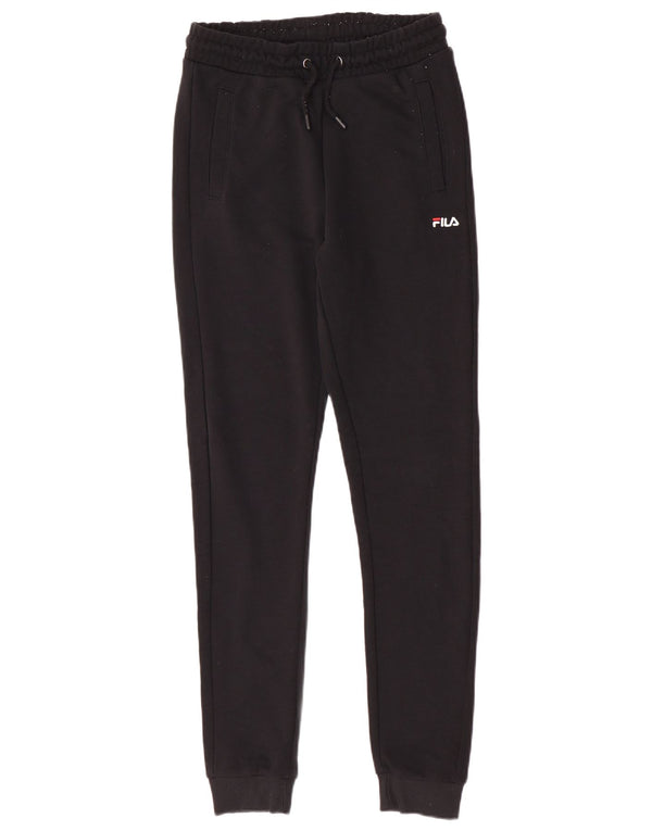 Pantaloni de trening Fila Femei Joggeri UK 6 XS Bumbac negru