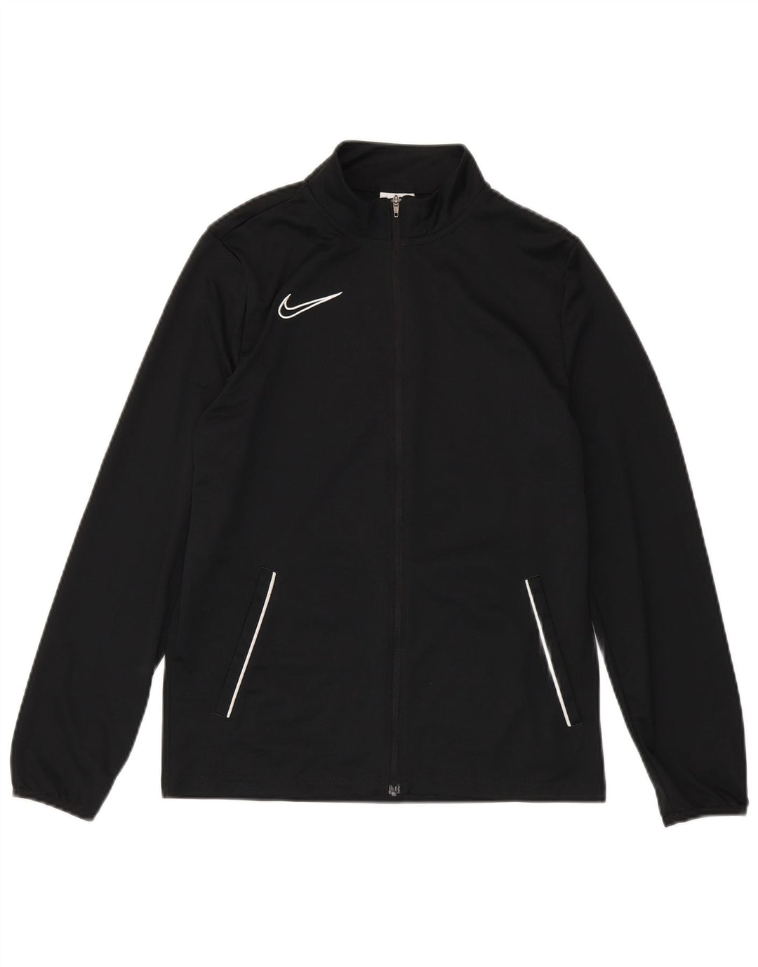 Jachetă de trening Nike Dri Fit pentru băieți 13-14 ani XL poliester negru