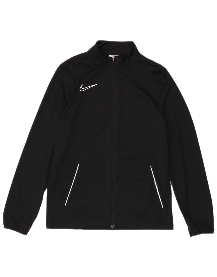 Jachetă de trening Nike Dri Fit pentru băieți 13-14 ani XL poliester negru