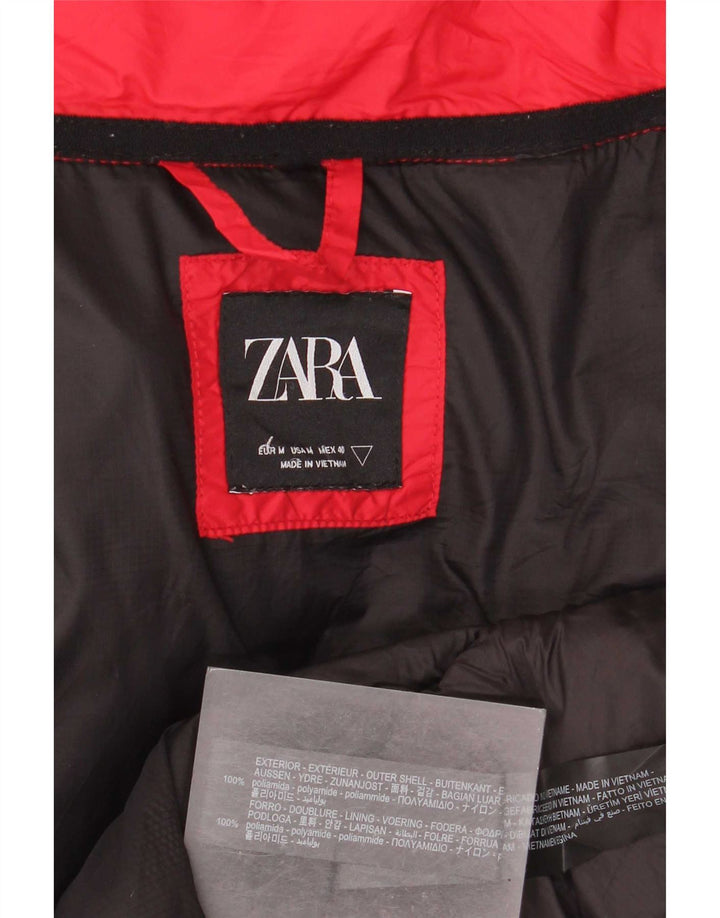 Jachetă căptușită pentru bărbați Zara UK 38 Poliamidă roșie medie