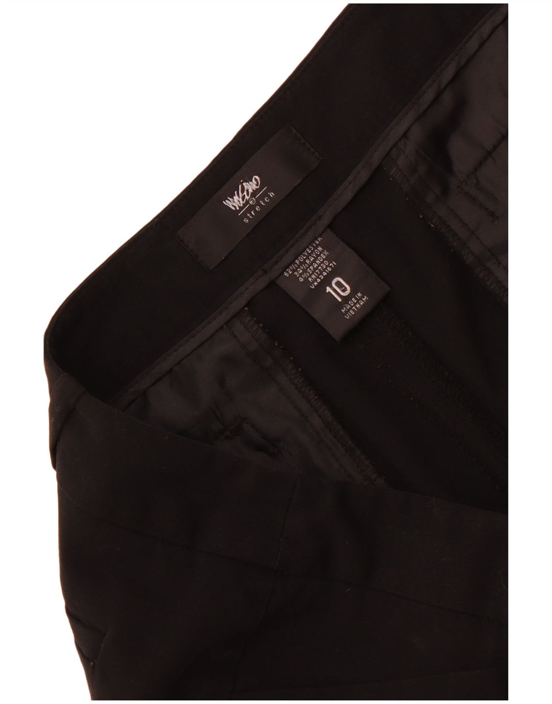 Pantaloni casual pentru femei Mossimo Bootcut US 10 Large W34 L32 Poliester negru
