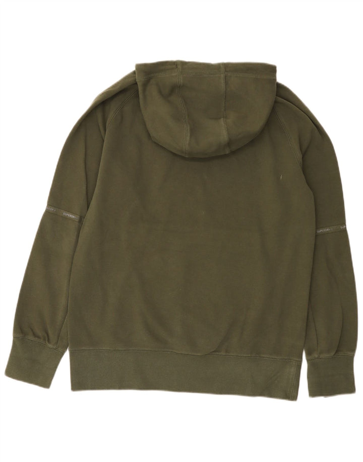 Pulover Superdry pentru bărbați, bumbac kaki mediu