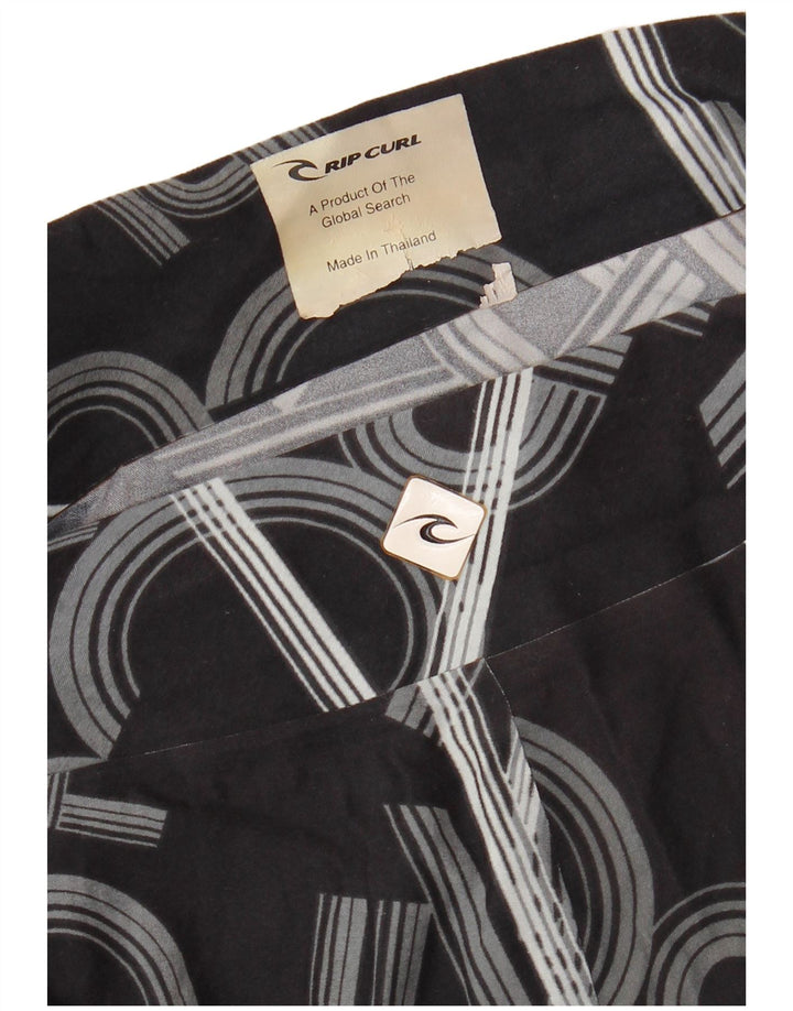 Pantaloni scurți de înot grafic RIP CURL pentru bărbați, mari, negri