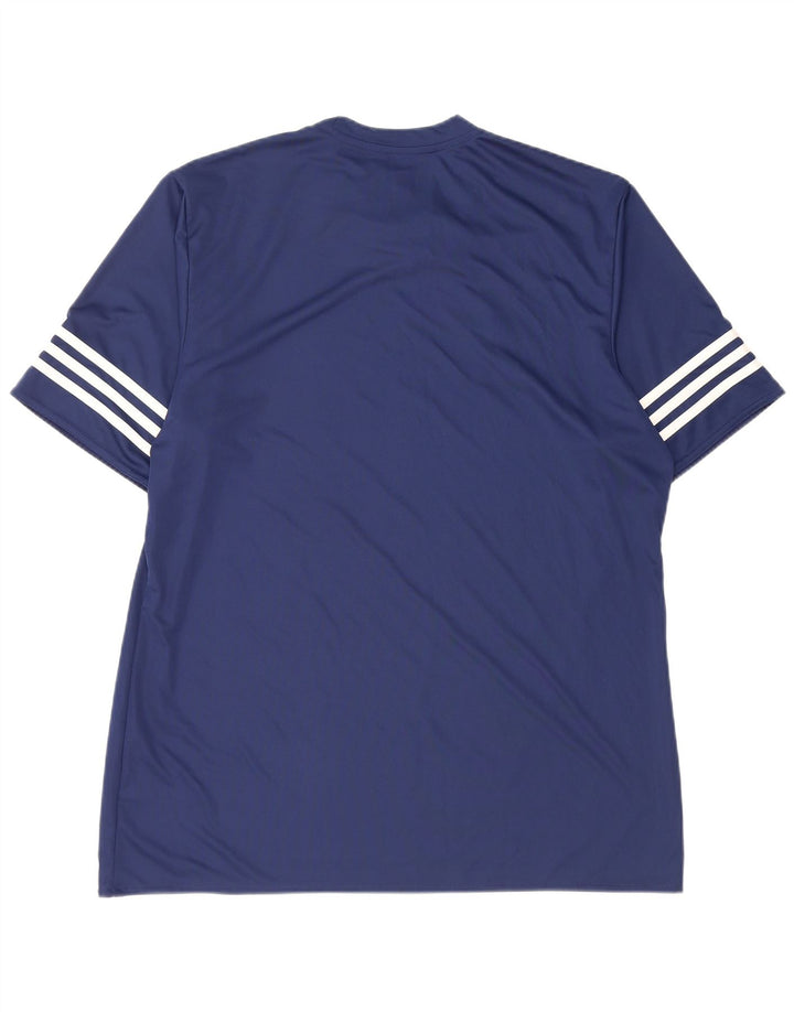 Tricou Adidas Climalite pentru bărbați Top XL Bleumarin Poliester