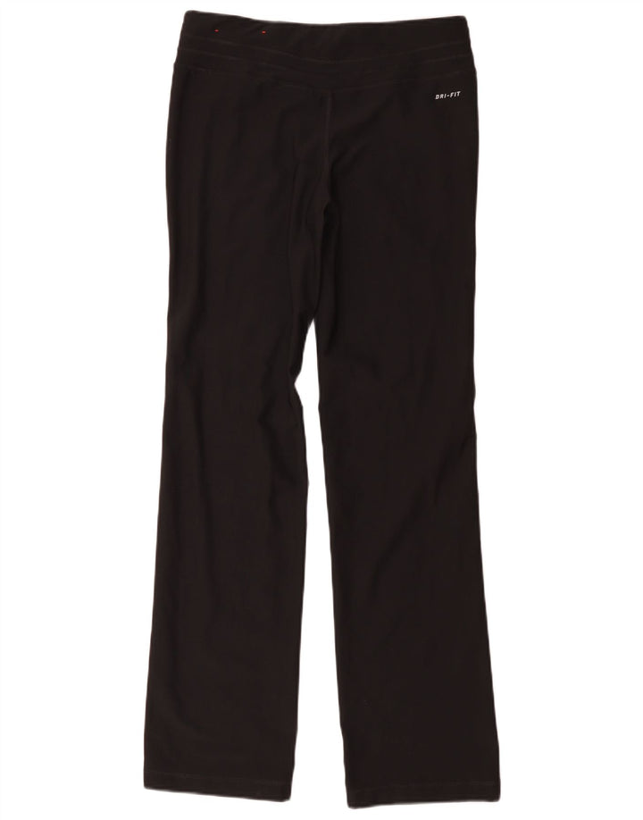 Pantaloni de trening Nike Dri Fit pentru femei UK 10 Poliester negru mic