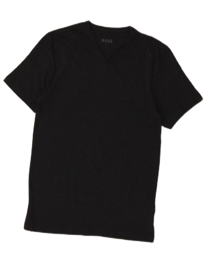 Tricou pentru bărbați Hugo Boss Top mic din bumbac gri