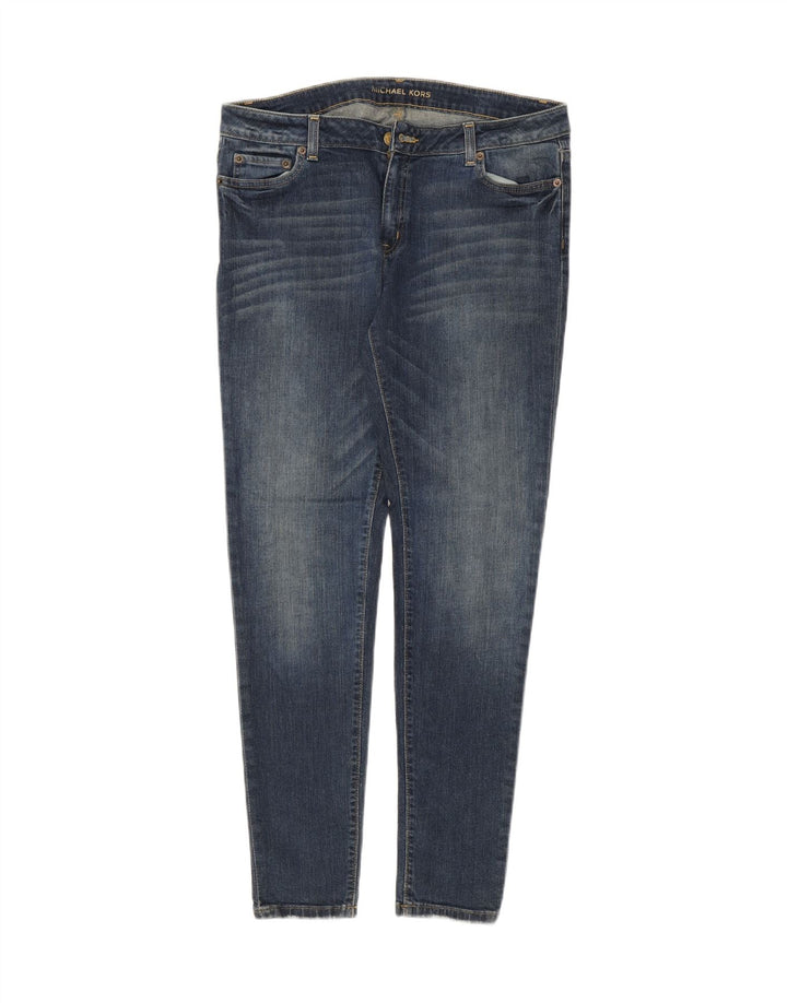 MICHAEL KORS Womens Skinny Jeans W32 L30 Blue Vintage Michael Kors and Second-Hand Michael Kors from Messina Hembry 