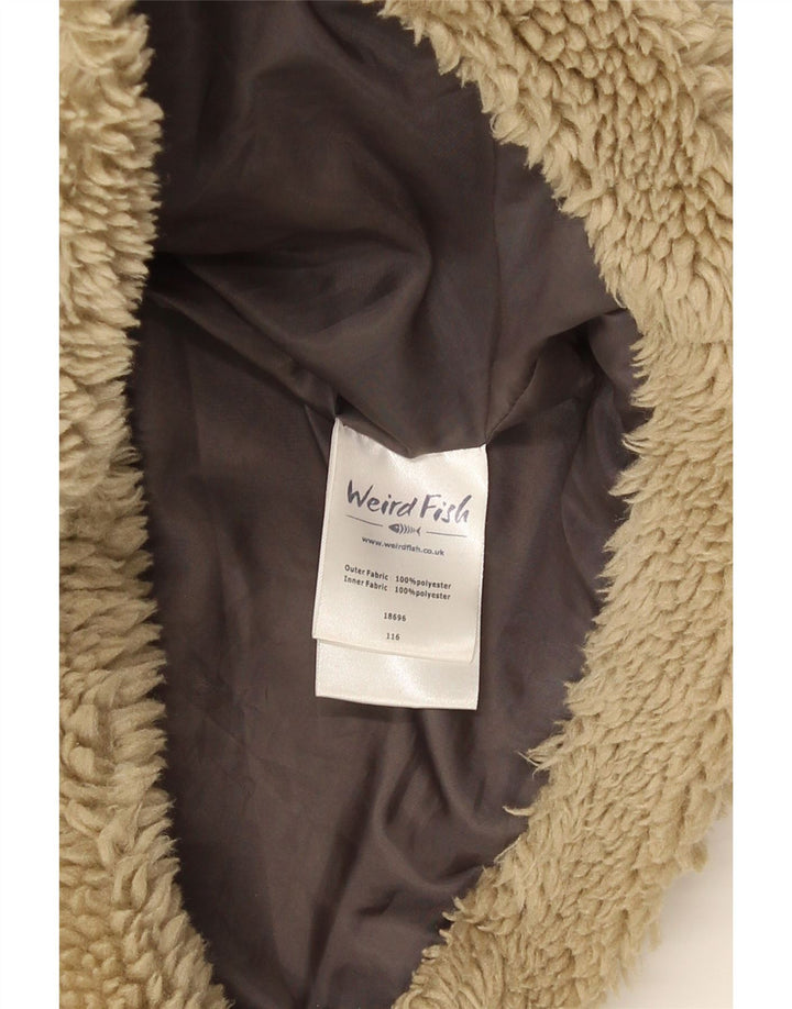 Jachetă pentru femei Weird Fish Teddy Bear Sherpa UK 12 Medium Bej Poliester