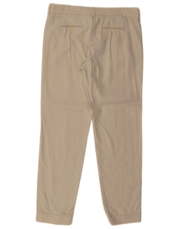 Max Mara Pantaloni de costum conici pentru femei UK 10 Small L32 L30 Bej
