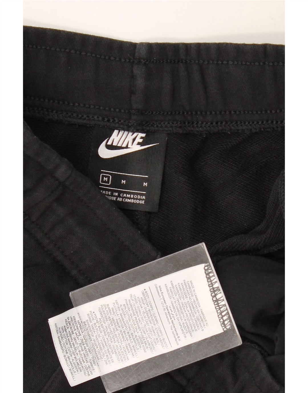 Pantaloni de trening grafic pentru bărbați NIKE Pantaloni de jogging, mediu negru, color block