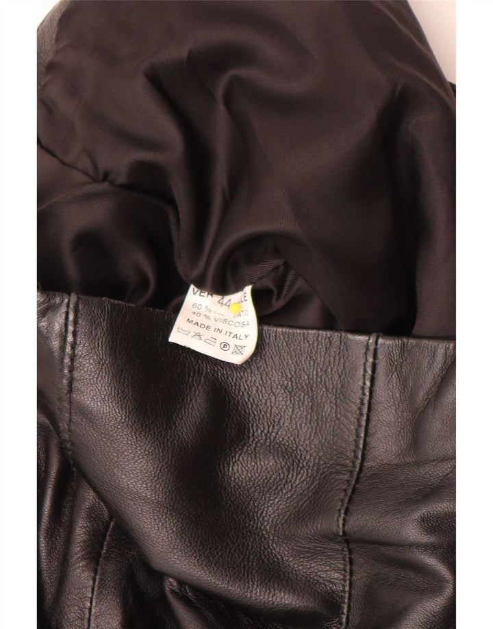 Jachetă de piele Private pentru femei IT 44 Medium Black
