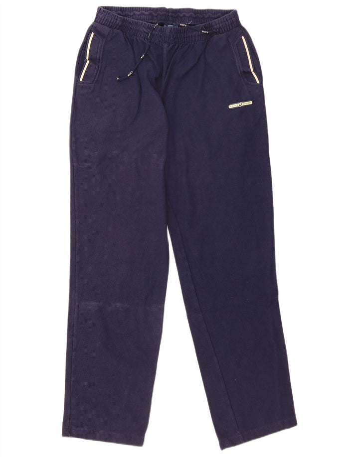Pantaloni de trening Asics pentru bărbați, mari, albastru, bumbac