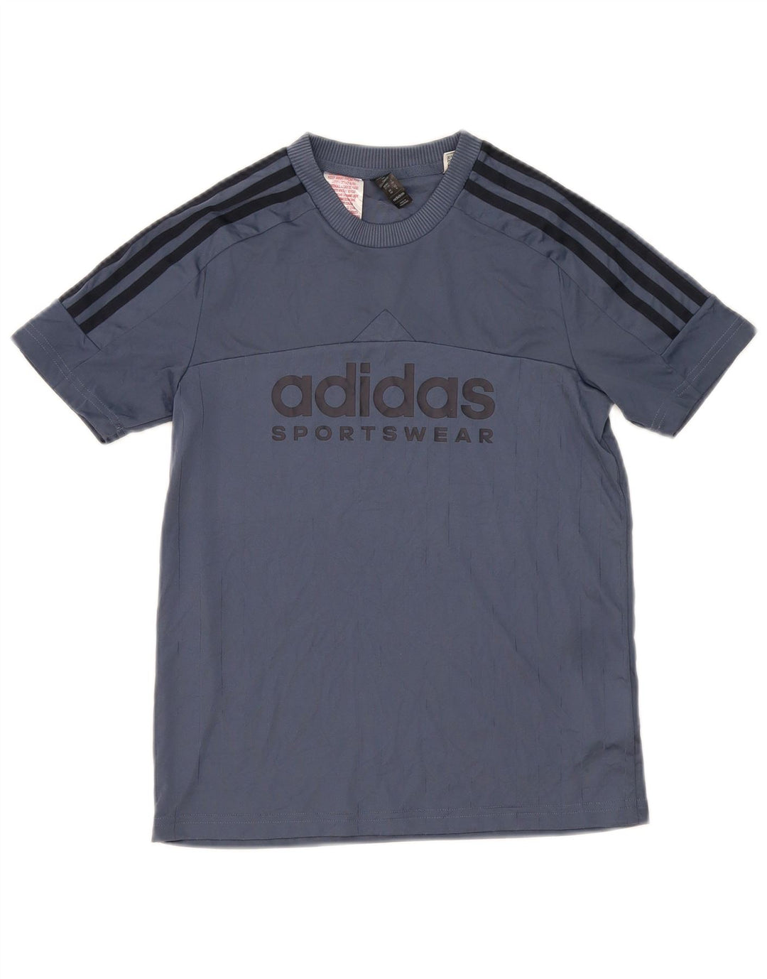 Tricou grafic Adidas pentru băieți Top 11-12 ani Poliester bleumarin