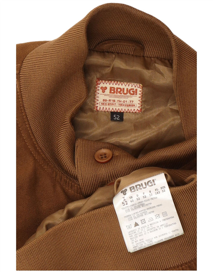 Jachetă bomber pentru bărbați Brugi IT 52 XL poliester bej