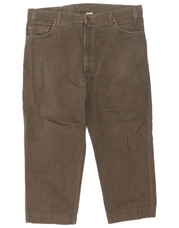 Blugi tăiați pentru bărbați Levi's, cu ajustare relaxată, L40 L25, bumbac kaki