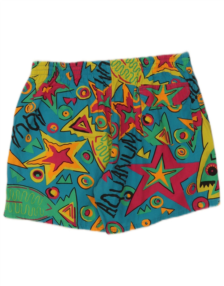 Pantaloni scurți de înot cu grafic pentru bărbați Aquarium IT 52 mari, multicolore, geometrice