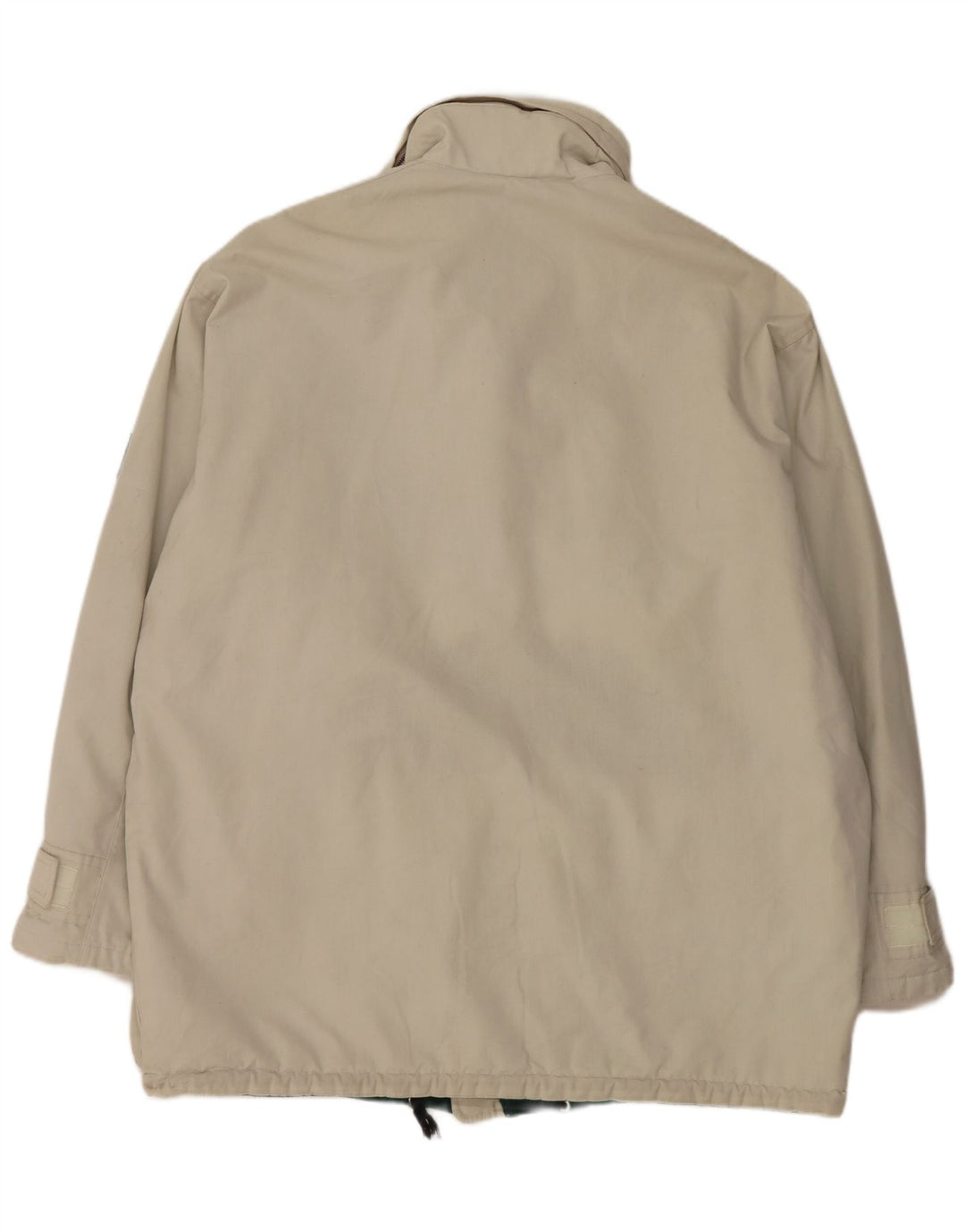 Jachetă de vânt cu glugă Stratos pentru bărbați UK 42 XL Bumbac alb