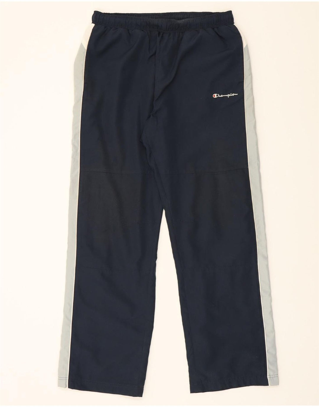 CHAMPION Mens Tracksuit Trousers XL  Navy Blue Colourblock Vintage Champion and Second-Hand Champion from Messina Hembry 