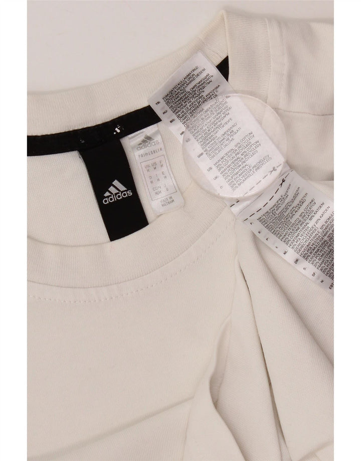 Tricou Bărbați Adidas Top Mediu Alb Bumbac