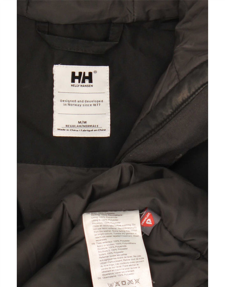Helly Hansen haină de vânt cu glugă pentru femei UK 14 Poliester mediu negru