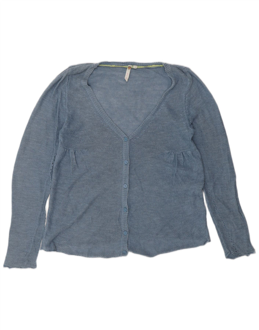 WHITE STUFF Pulover cardigan pentru femei UK 10 Small Blue Linen