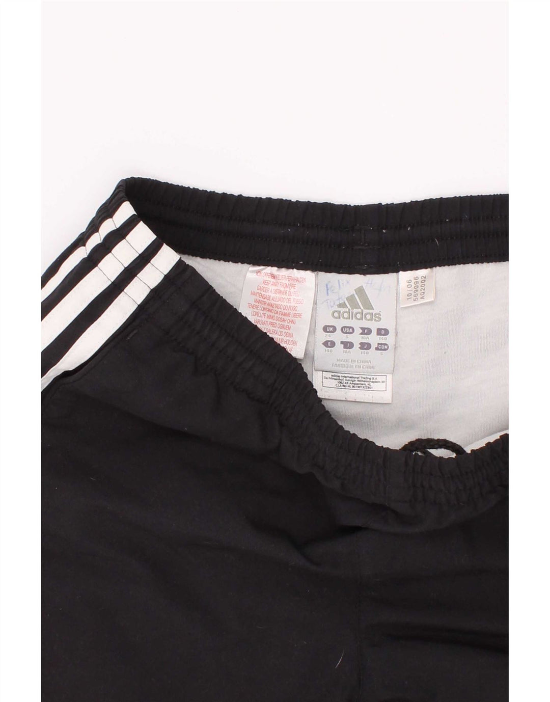 Pantaloni scurți sport pentru băieți Adidas 9-10 ani poliester negru