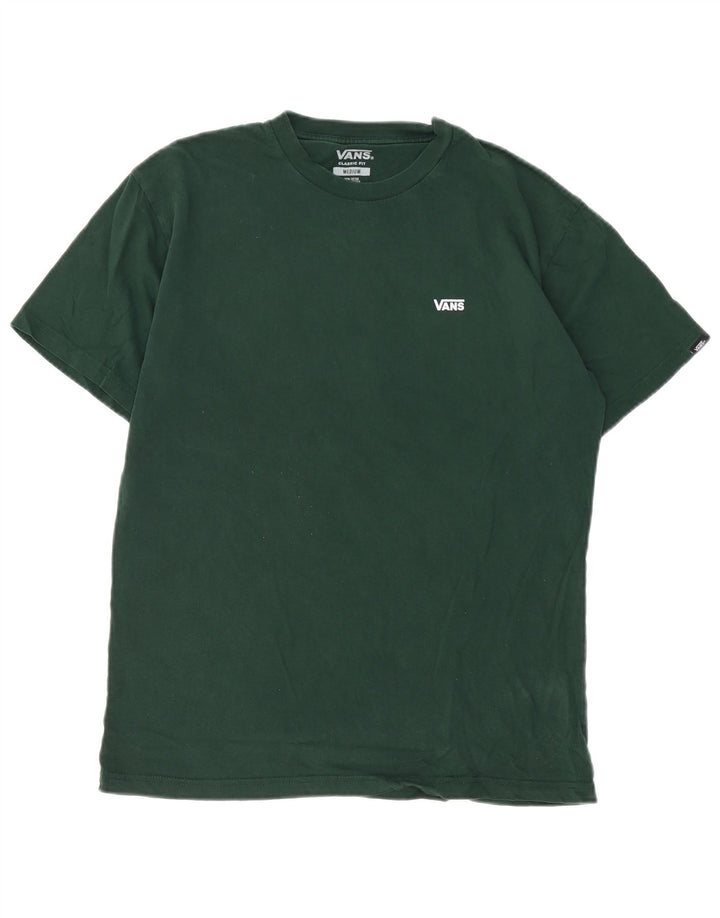 Tricou Vans Classic Fit pentru bărbați Top din bumbac verde mediu