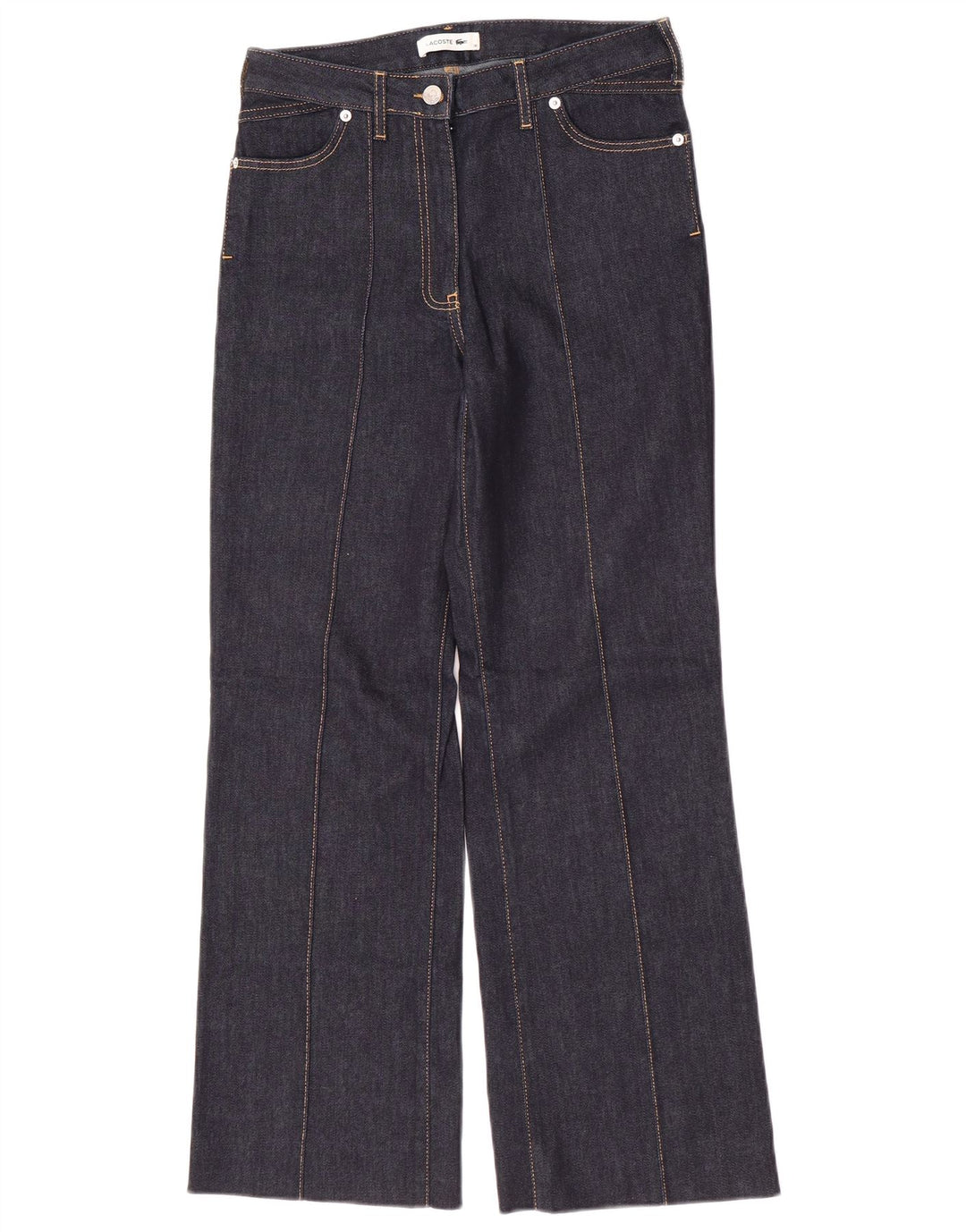 Blugi Lacoste pentru femei Bootcut Mărimea 36 Small W28 L29 Bumbac bleumarin