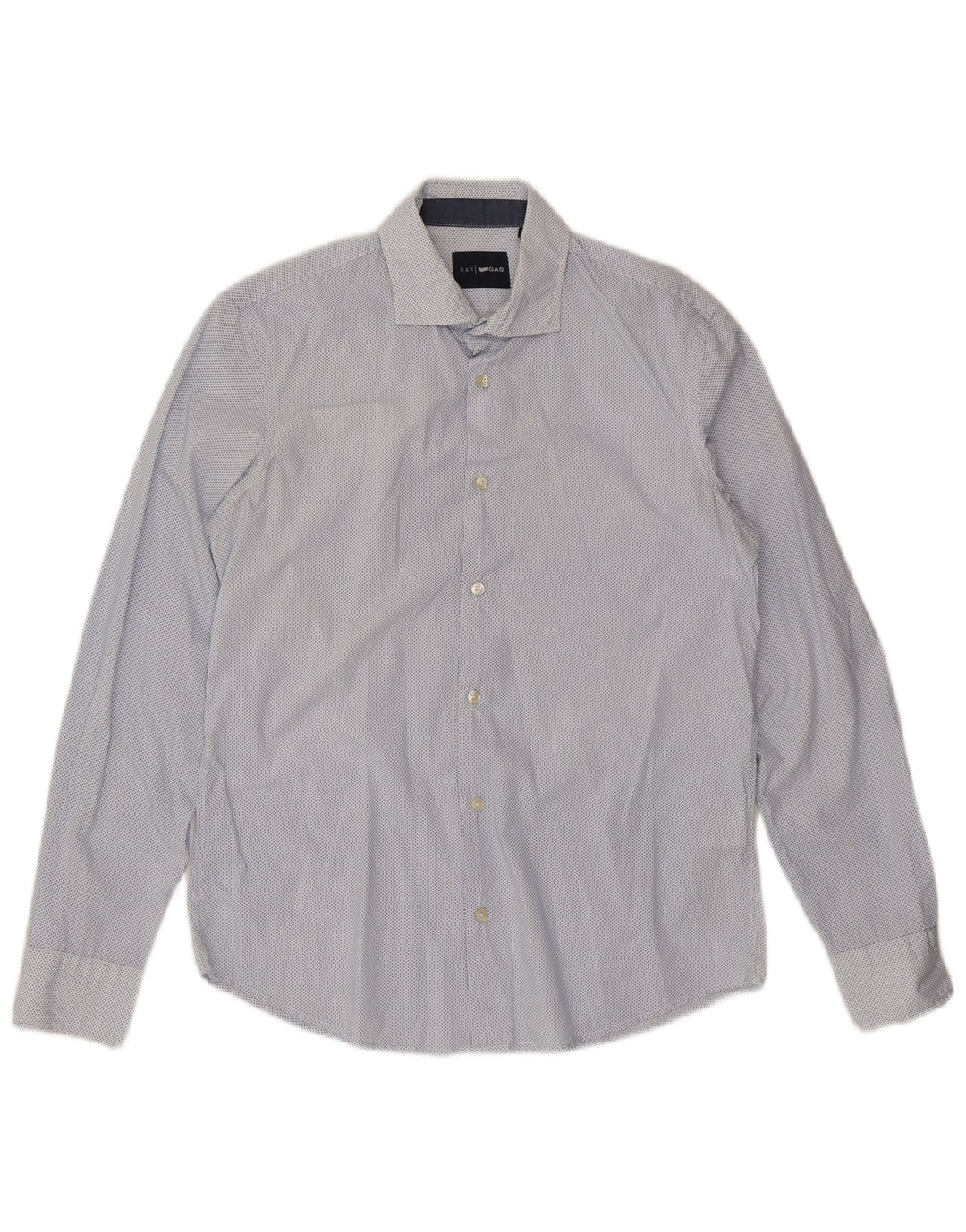 Cămașă pentru bărbați Gas Bumbac cu pete albastre mari