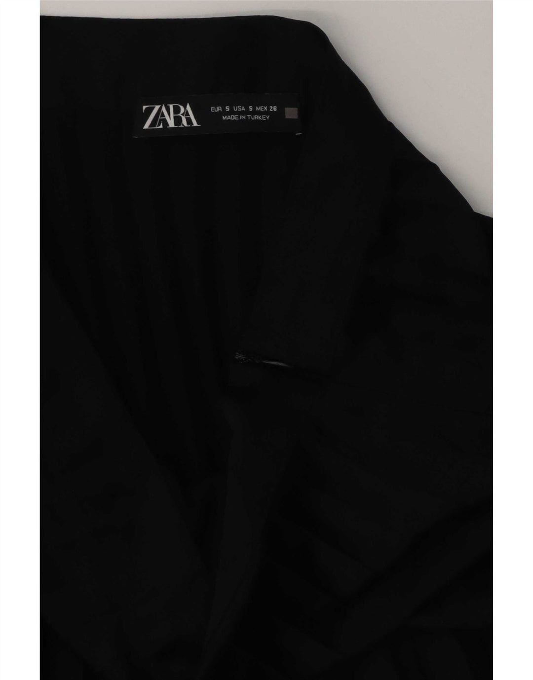 Fustă A-Line plisată pentru femei Zara Mic W26 Negru