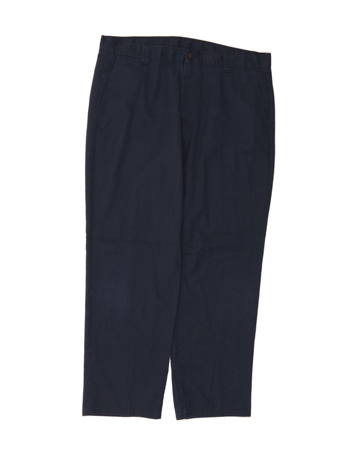 DICKIES Mens Straight Chino Trousers W40 L31  Navy Blue Vintage Dickies and Second-Hand Dickies from Messina Hembry 