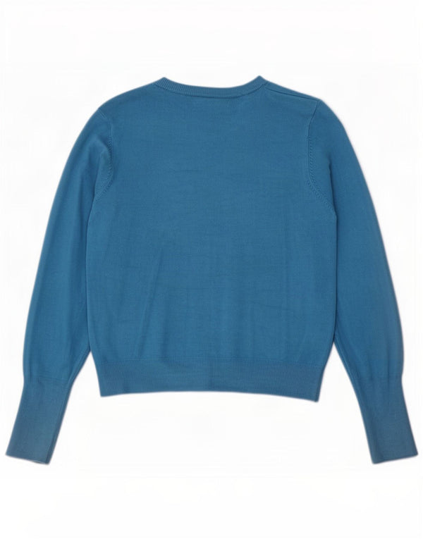 Pulover pentru femei Marks & Spencer Crop Cardigan UK 10 mic turcoaz viscoză