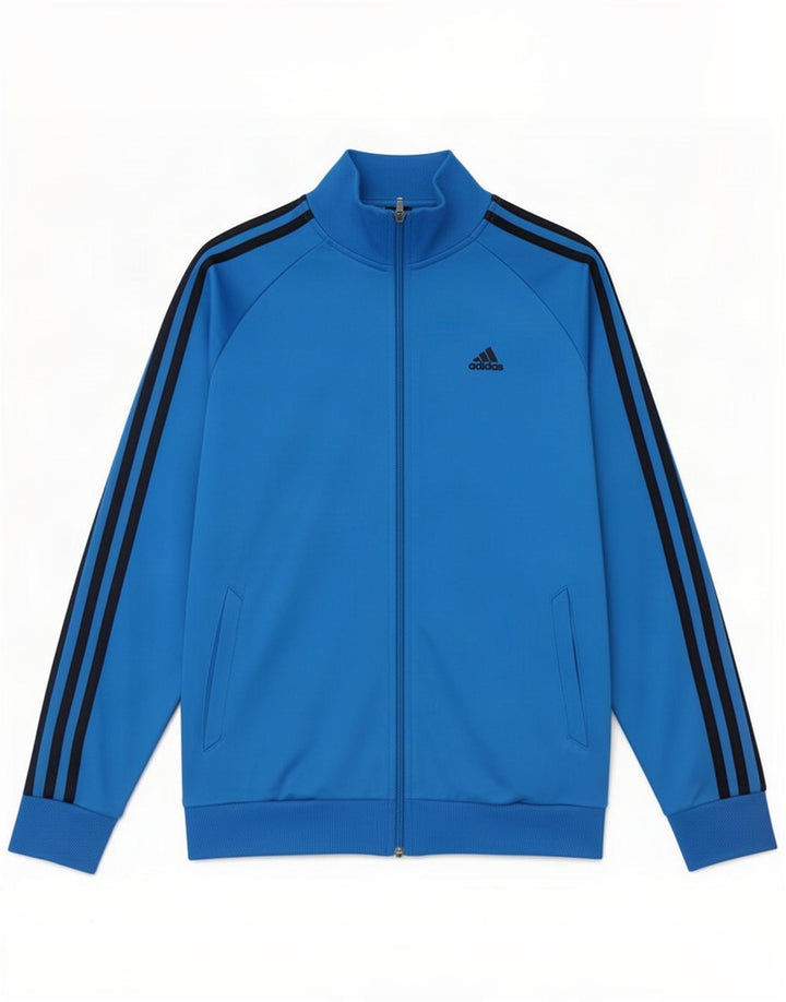 Jachetă de trening Adidas Clima 365 pentru băieți 15-16 ani, poliester albastru