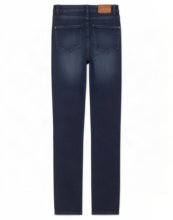 Blugi slim pentru femei cu talie înaltă Zara EU 36 XS W26 L31 bleumarin