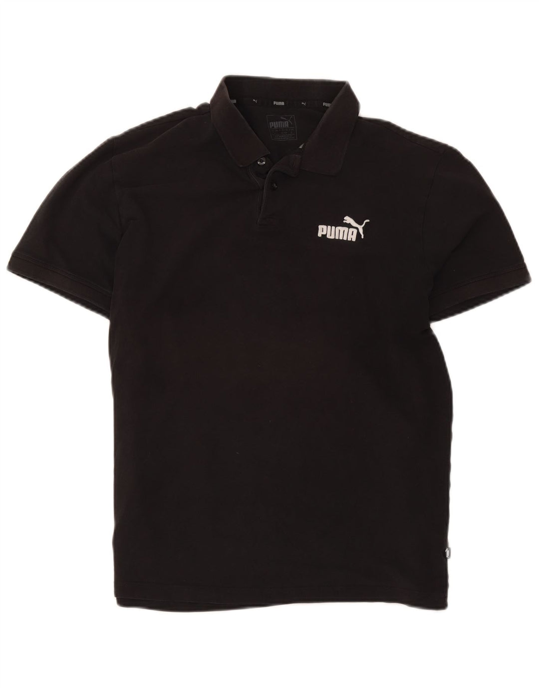 Tricou polo Puma pentru bărbați, mare, negru, bumbac