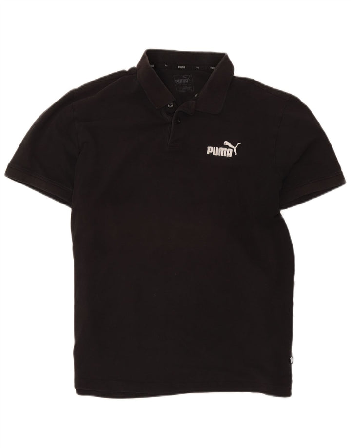 Tricou polo Puma pentru bărbați, mare, negru, bumbac