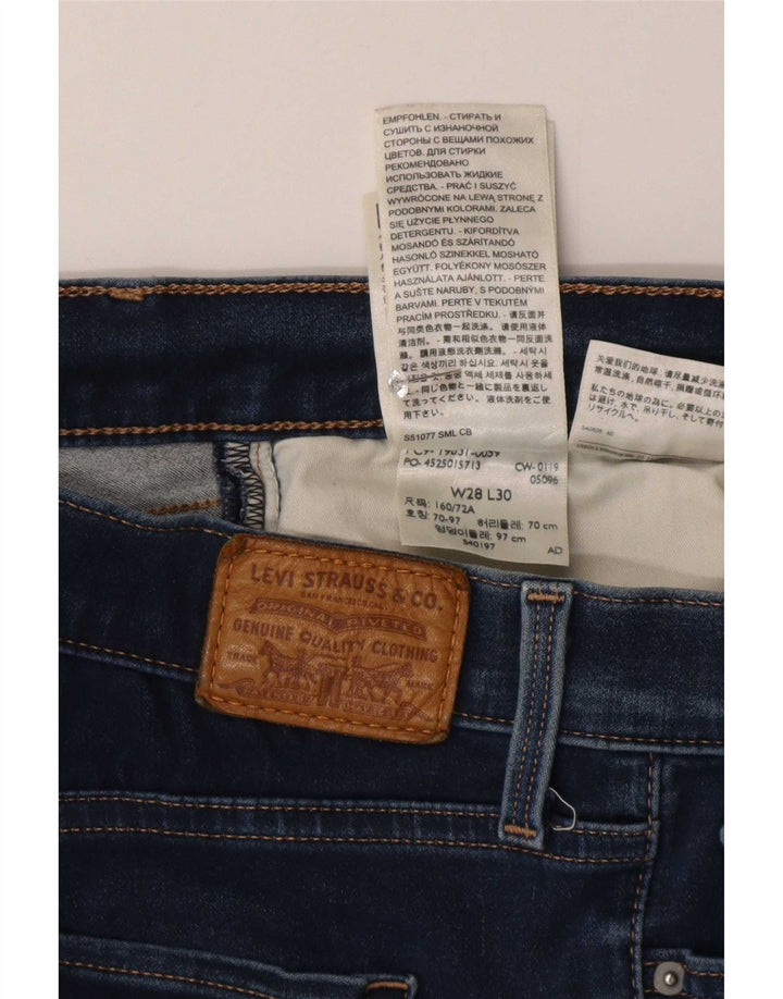 Blugi drepti pentru femei Levi's W28 L30 Bumbac albastru