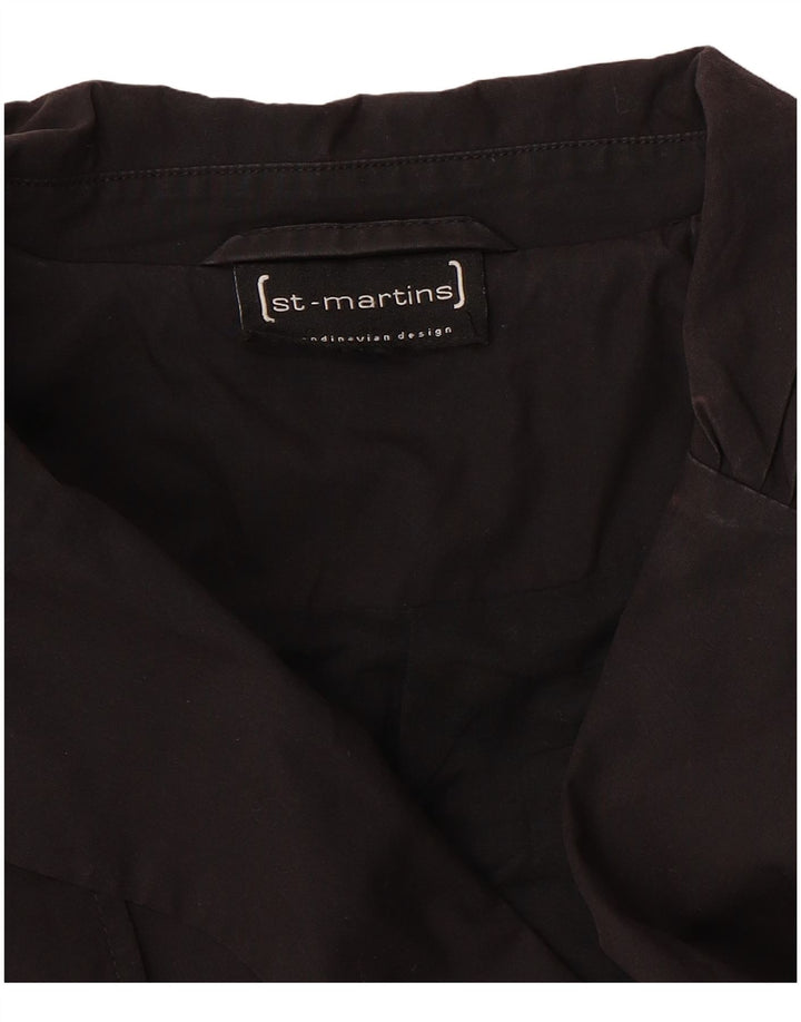 Trench St- Martins pentru femei UK 12 Medium Black
