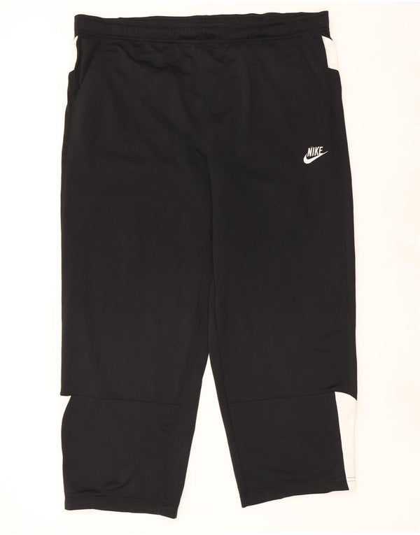 Pantaloni de trening Nike Crop pentru bărbați 2XL, negru, poliester color bloc