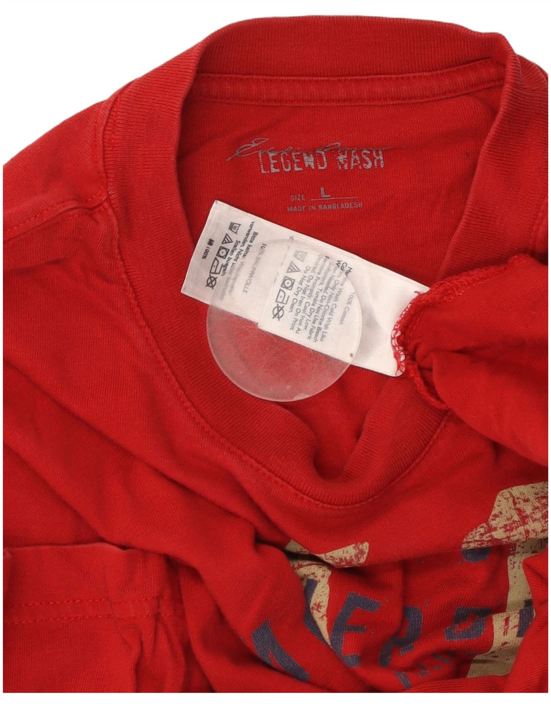 EDDIE BAUER Tricou grafic pentru bărbați Top mare bumbac roșu