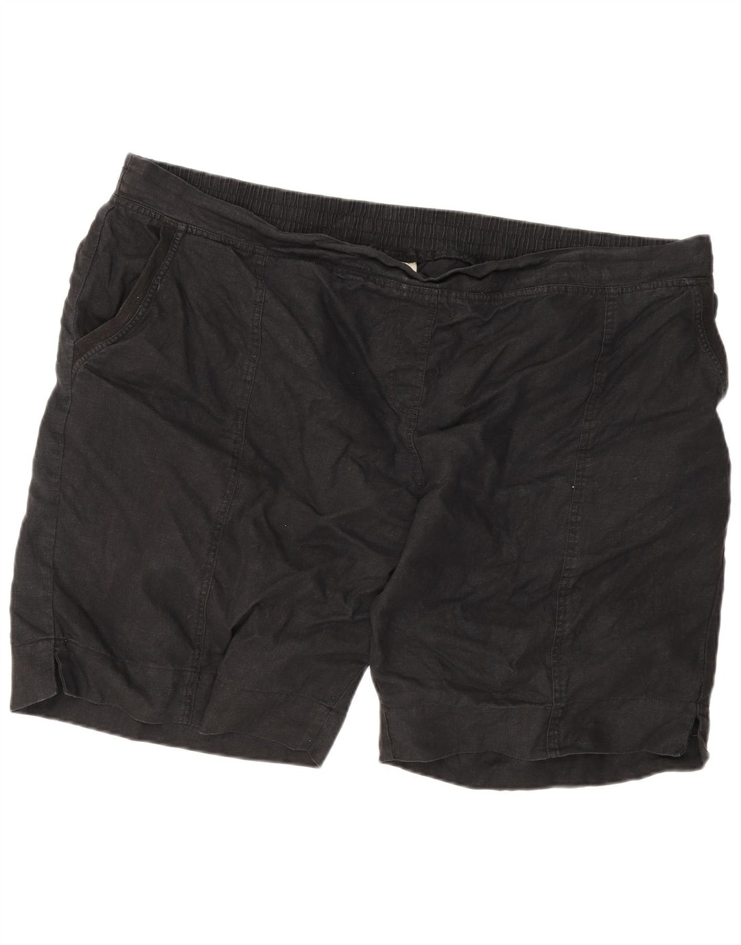 Pantaloni scurți chino pentru bărbați Marks & Spencer W52 5XL, in negru
