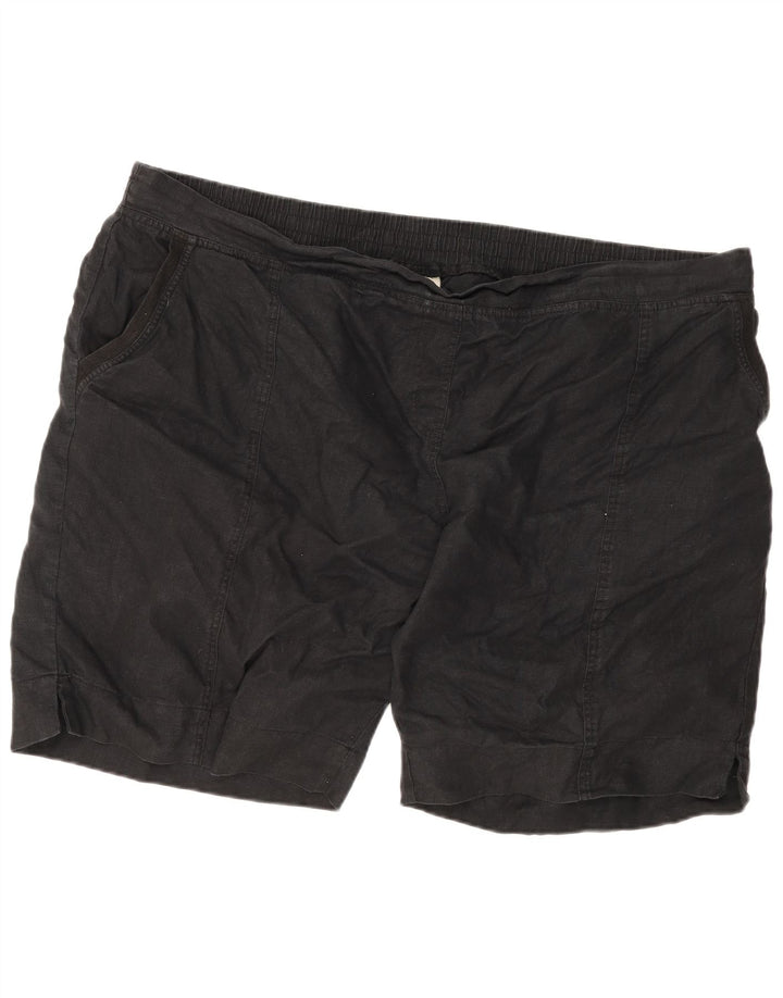 Pantaloni scurți chino pentru bărbați Marks & Spencer W52 5XL, in negru