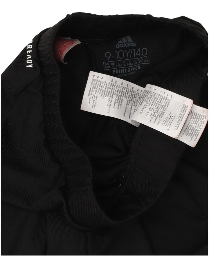 Leggings ADIDAS Aeroready Graphic pentru fete 9-10 ani poliester negru