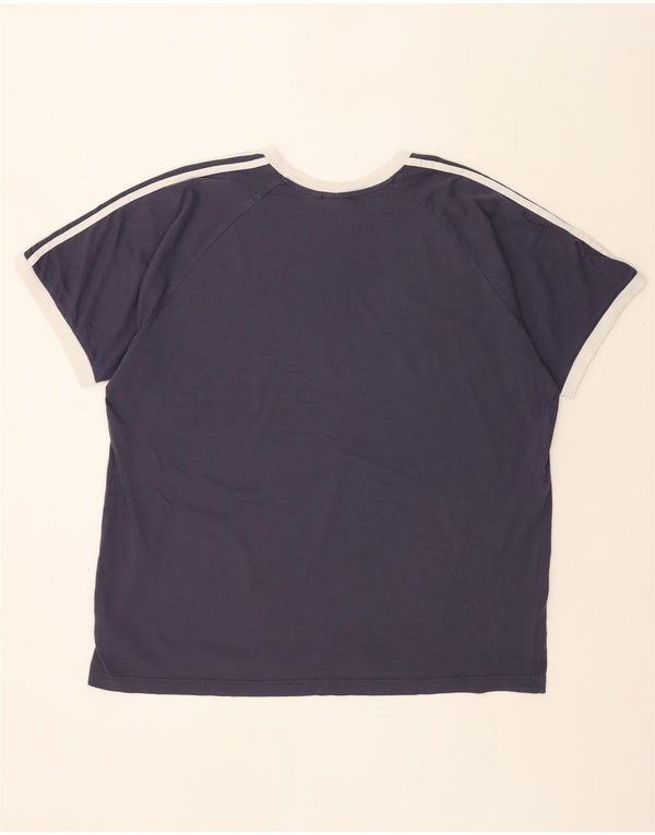 Tricou pentru bărbați ADIDAS Top 2XL Bumbac bleumarin
