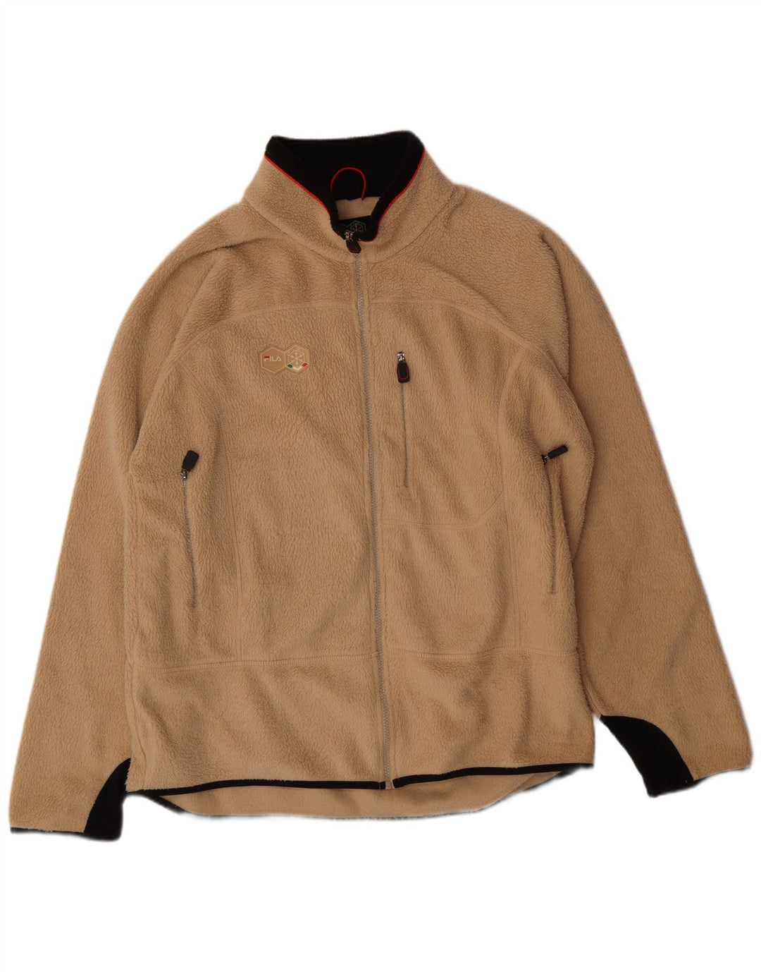 Jachetă pentru bărbați FILA din lână UK 44 2XL Bej Poliester