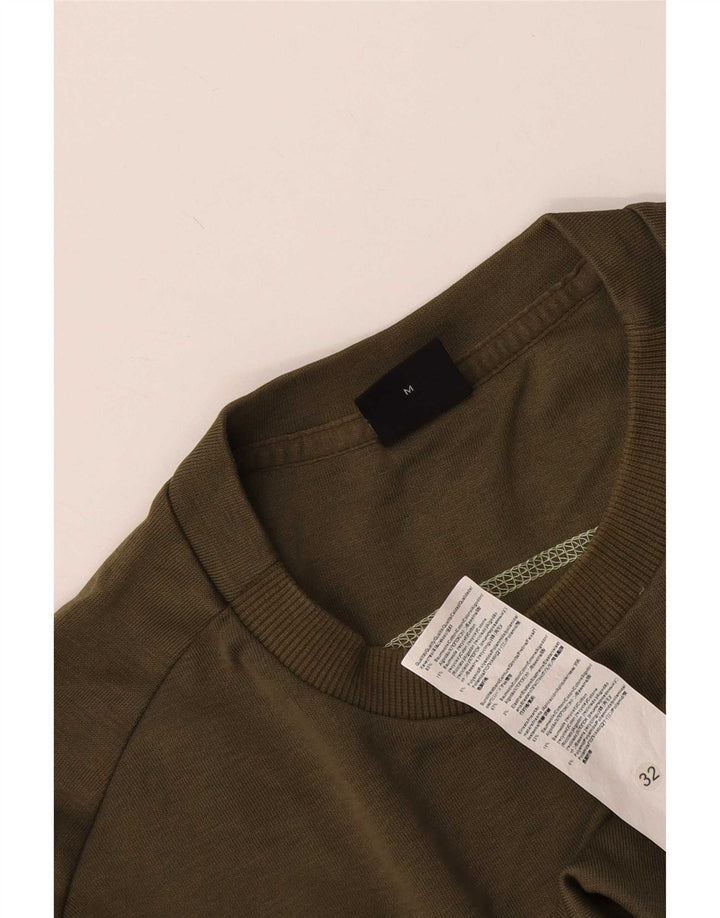 Hanorac grafic pentru bărbați Hugo Boss Pulover mediu bumbac kaki