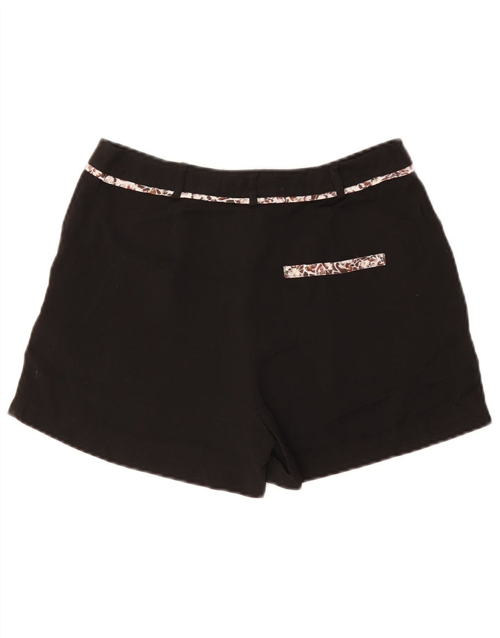 Pantaloni scurți chino MOSSIMO pentru femei US 2 XS W28 poliester negru