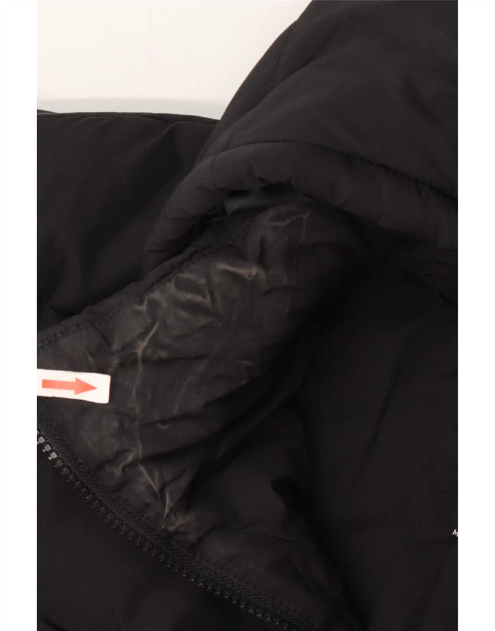 Jachetă căptușită cu glugă pentru femei Marks & Spencer UK 22 3XL Poliester negru