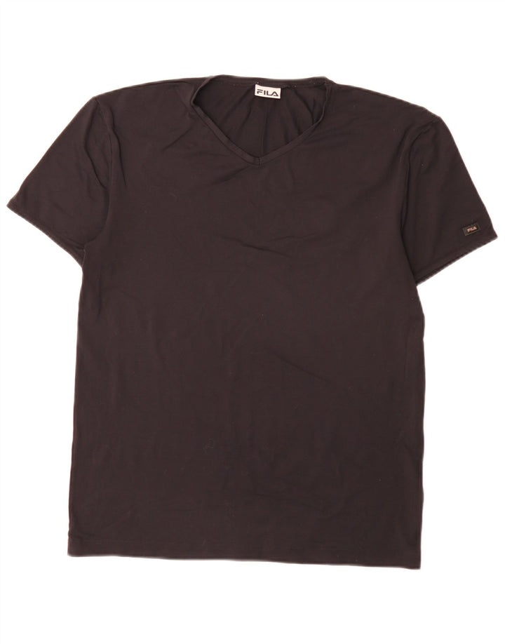 Tricou Bărbați Fila Top Mediu Negru